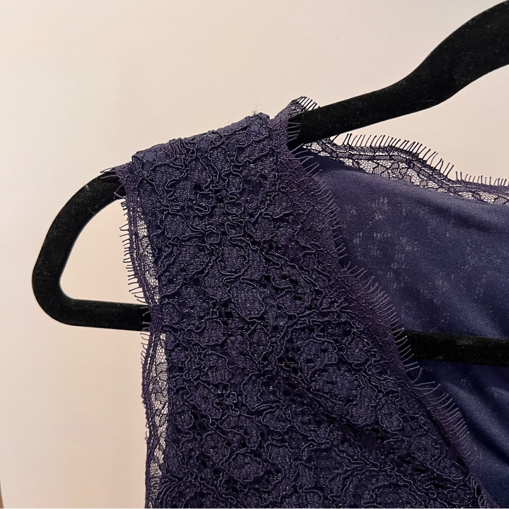 Adrianna Papell, Navy Blue Wedding Guest dress WORN ONCE